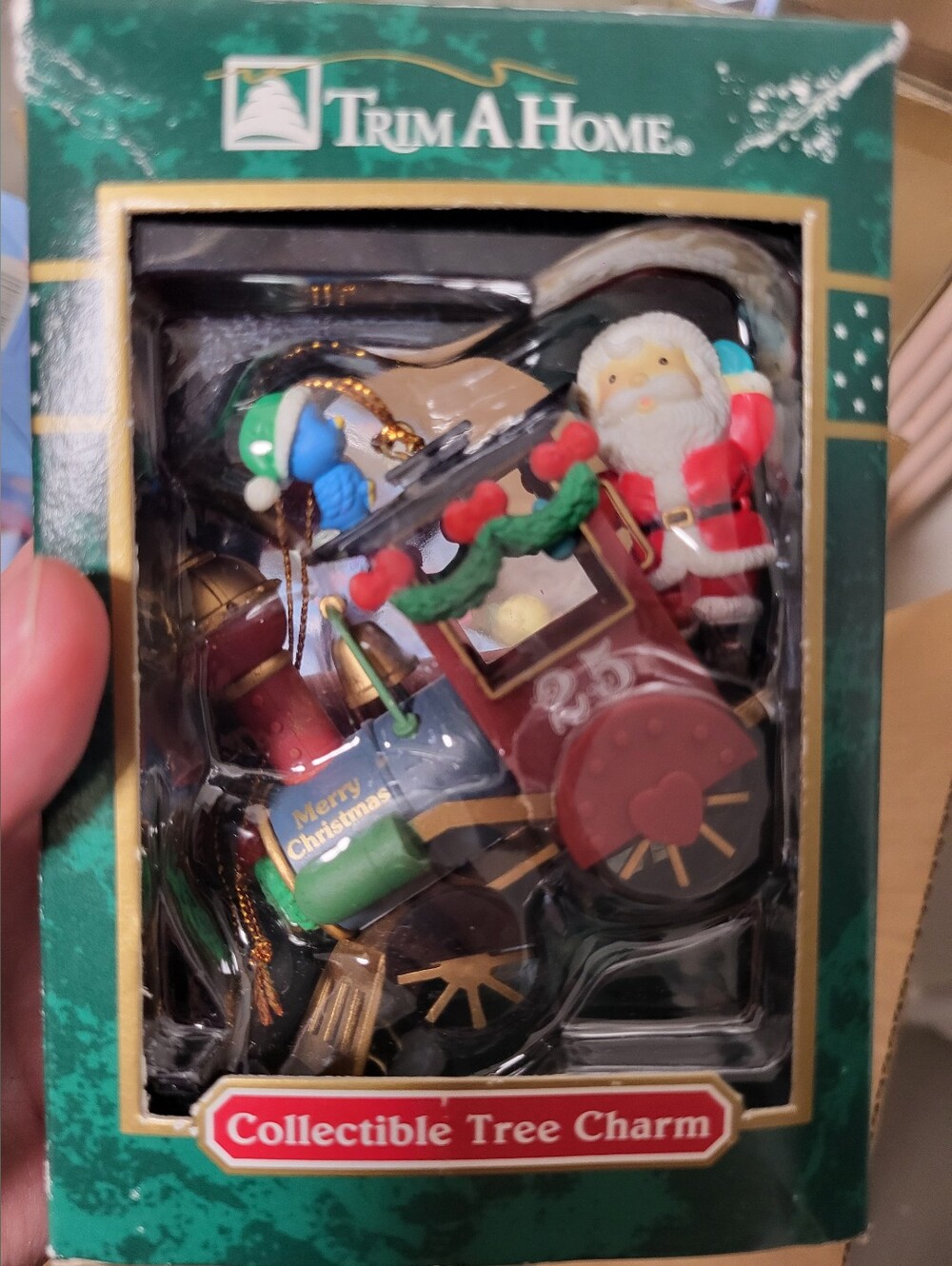 Santa Train Collectible Tree Ornament